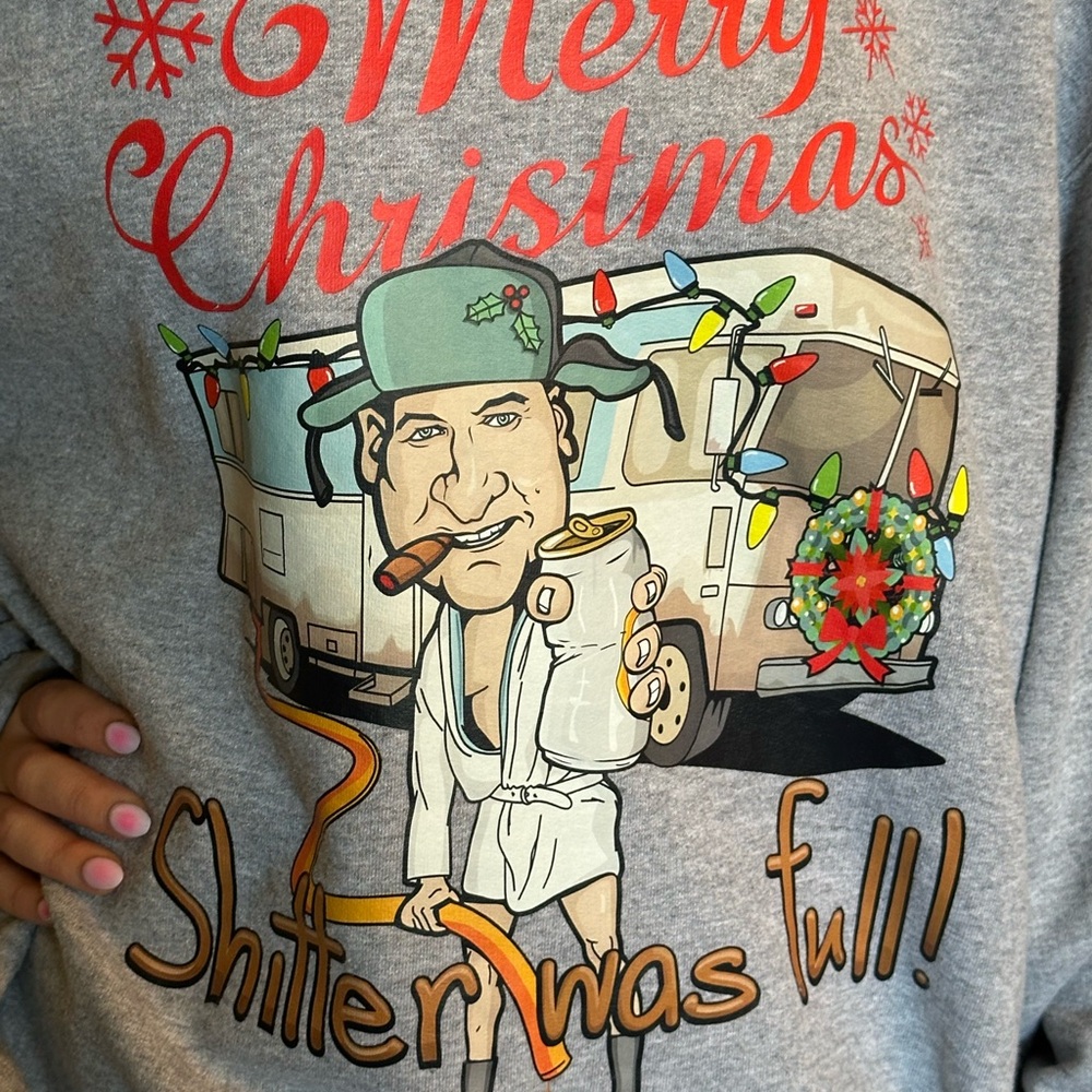 Christmas in July party vacation cousin Eddie crewneck sweatshirt L crew neck